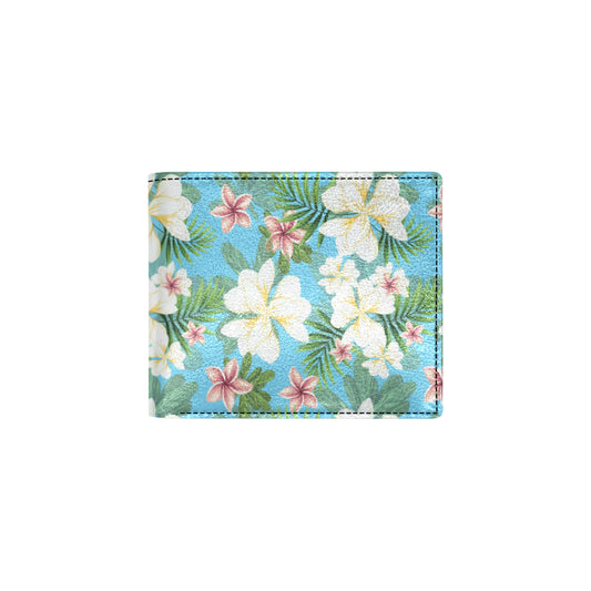 Plumeria Pattern Print Design PM028 Men's ID Card Wallet