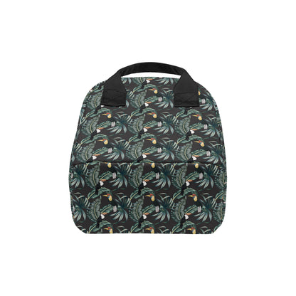 Rainforest Pattern Print Design RF06 Insulated Lunch Bag