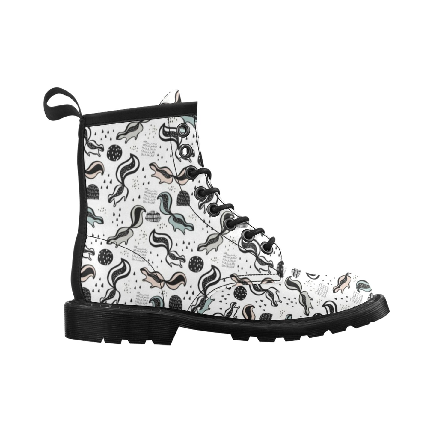 Skunk Print Design LKS303 Women's Boots