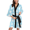 Polar Bear Pattern Print Design PB01 Women Kimono Robe