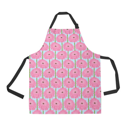 Gerberas Pattern Print Design GB01 Apron with Pocket