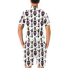 Alien Pattern Print Design 06 Men's Romper