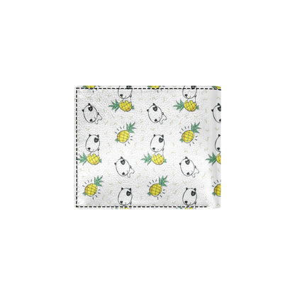Bull Terriers Pattern Print Design 05 Men's ID Card Wallet