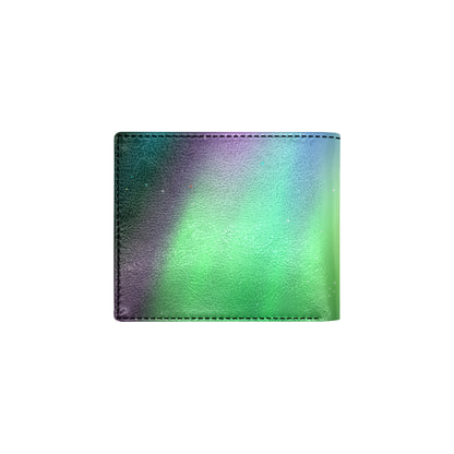 Aurora Borealis Pattern Print Design 03 Men's ID Card Wallet