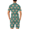 Boho Head Elephant Men's Romper