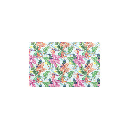 Hummingbird Tropical Pattern Print Design 05 Kitchen Mat