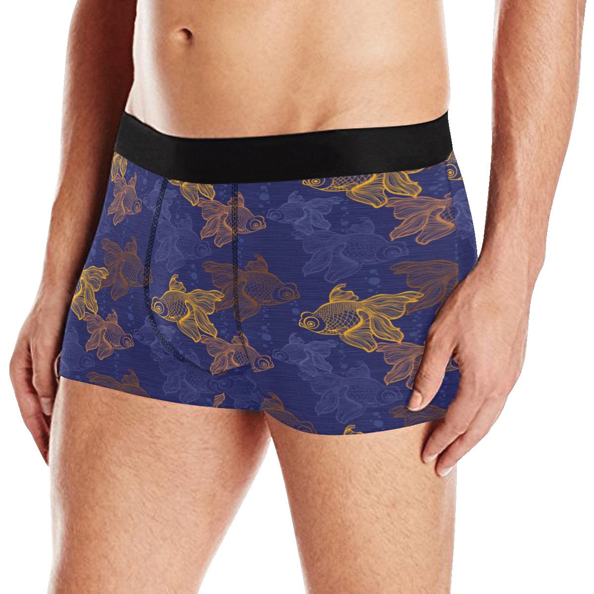 Goldfish Pattern Print Design 01 Men's Boxer Briefs