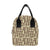 Tiki Brown Mask Print Insulated Lunch Bag