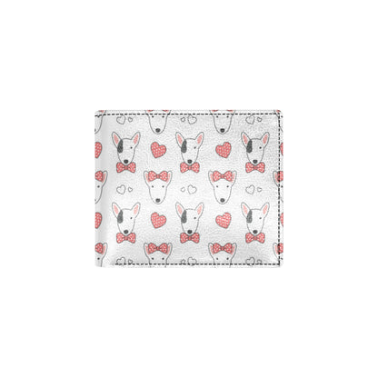 Bull Terriers Pattern Print Design 08 Men's ID Card Wallet