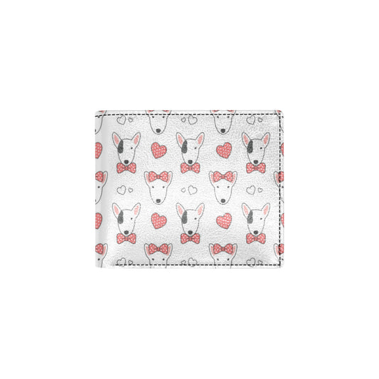 Bull Terriers Pattern Print Design 08 Men's ID Card Wallet