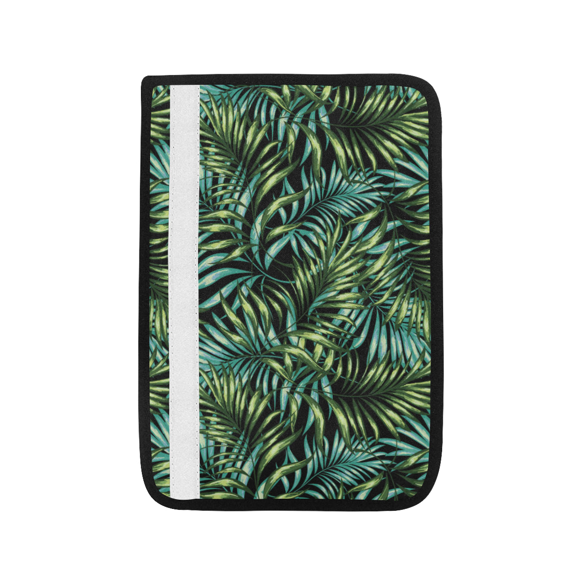 Tropical Flower Pattern Print Design TF08 Car Seat Belt Cover