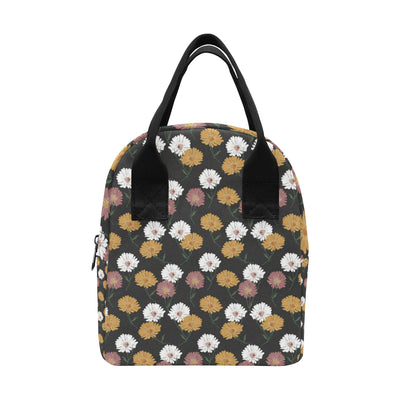 Daisy Pattern Print Design DS04 Insulated Lunch Bag