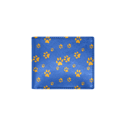 Paw Pattern Print Design A03 Men's ID Card Wallet