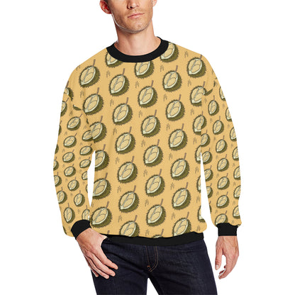 Durian Pattern Print Design DR02 Men Long Sleeve Sweatshirt