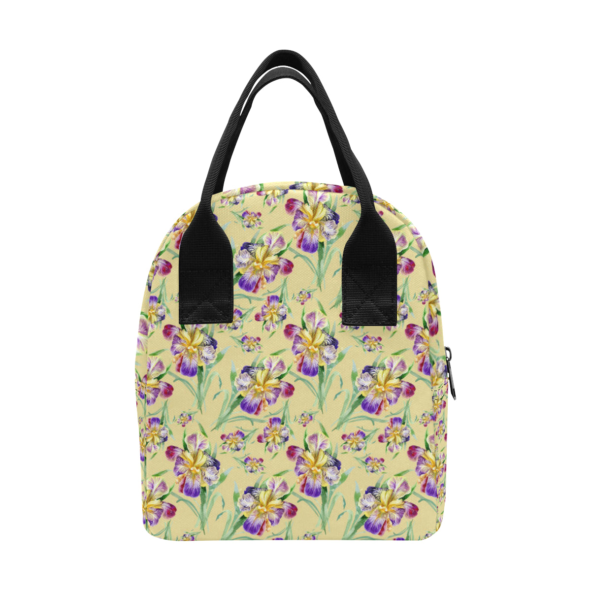 Iris Pattern Print Design IR06 Insulated Lunch Bag