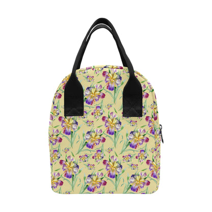 Iris Pattern Print Design IR06 Insulated Lunch Bag