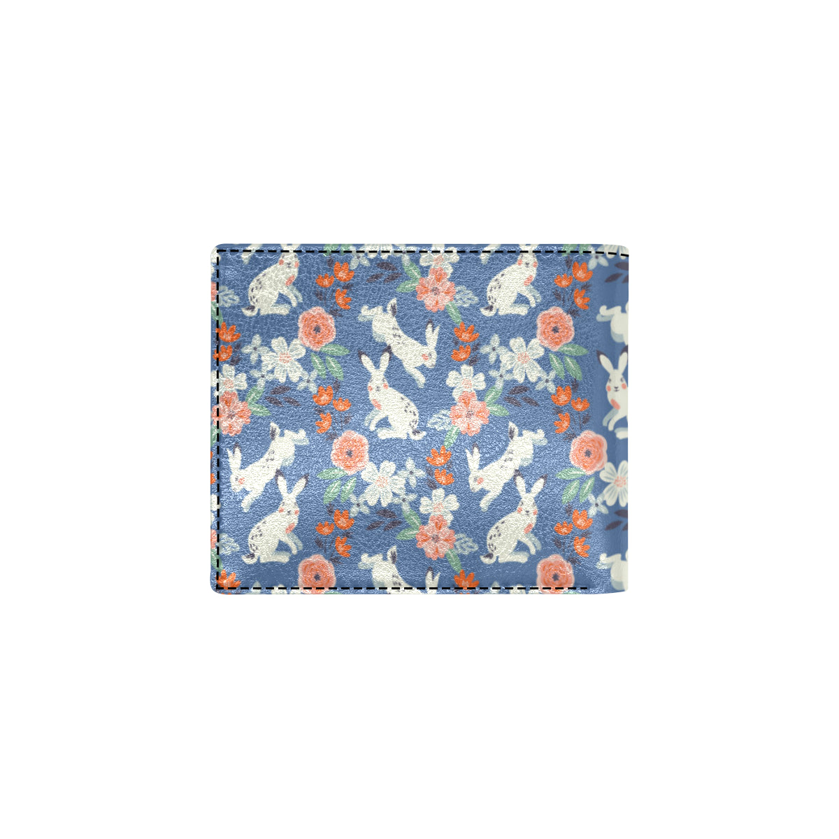 Bunny Pattern Print Design 07 Men's ID Card Wallet