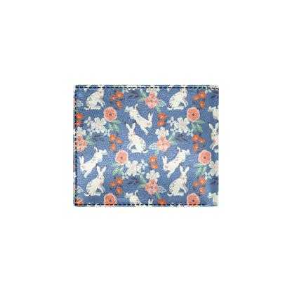 Bunny Pattern Print Design 07 Men's ID Card Wallet