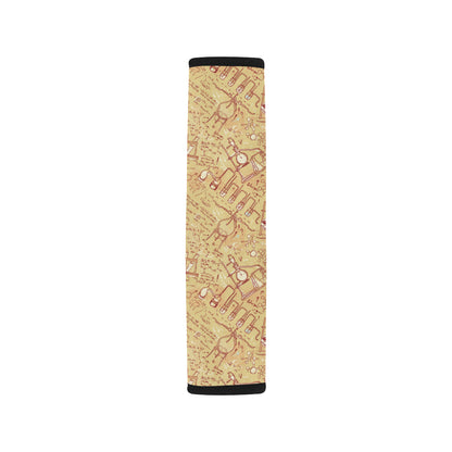 Chemical Pattern Print Design 01 Car Seat Belt Cover
