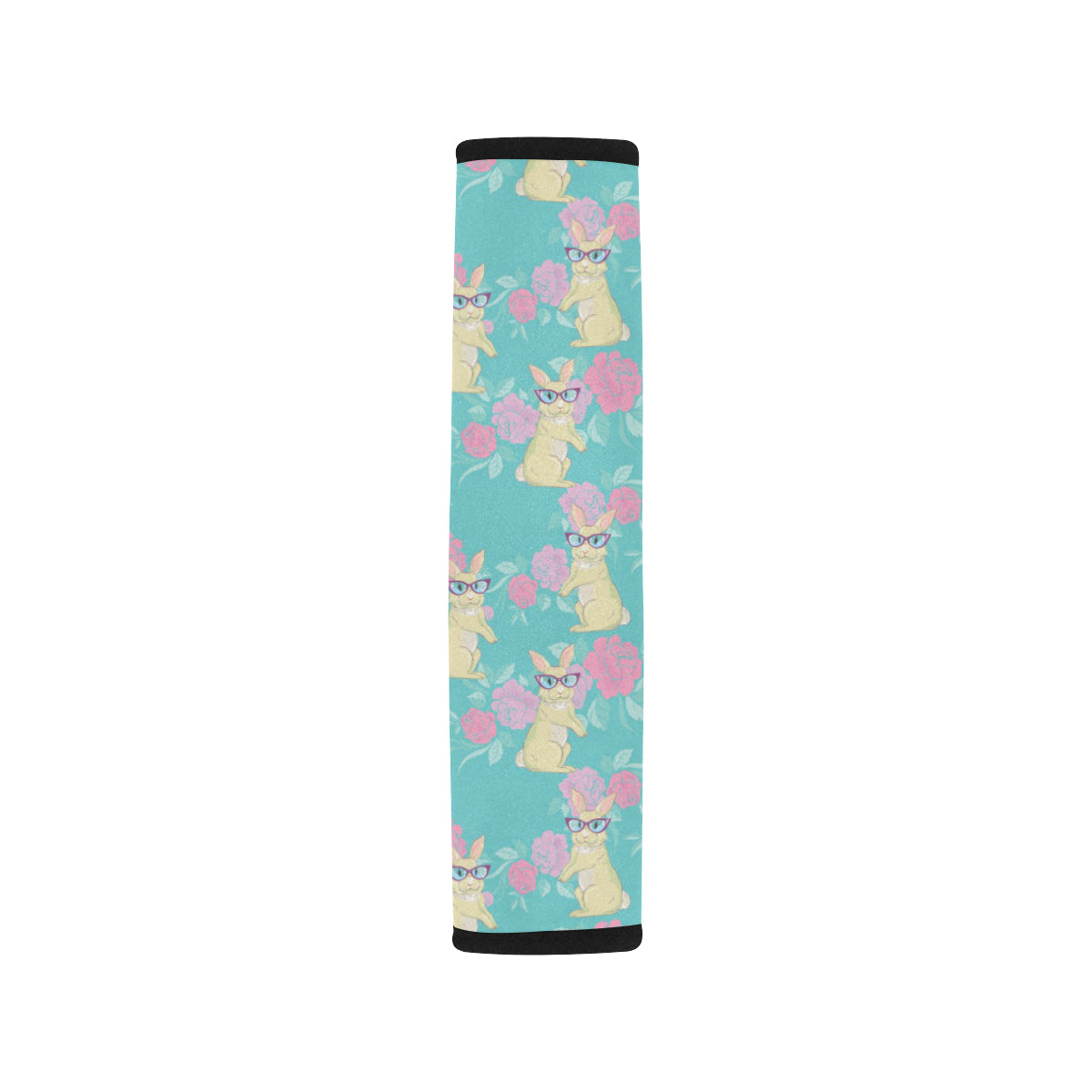 Rabbit Pattern Print Design RB05 Car Seat Belt Cover