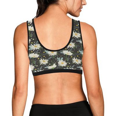 Daisy Pattern Print Design DS08 Sports Bra