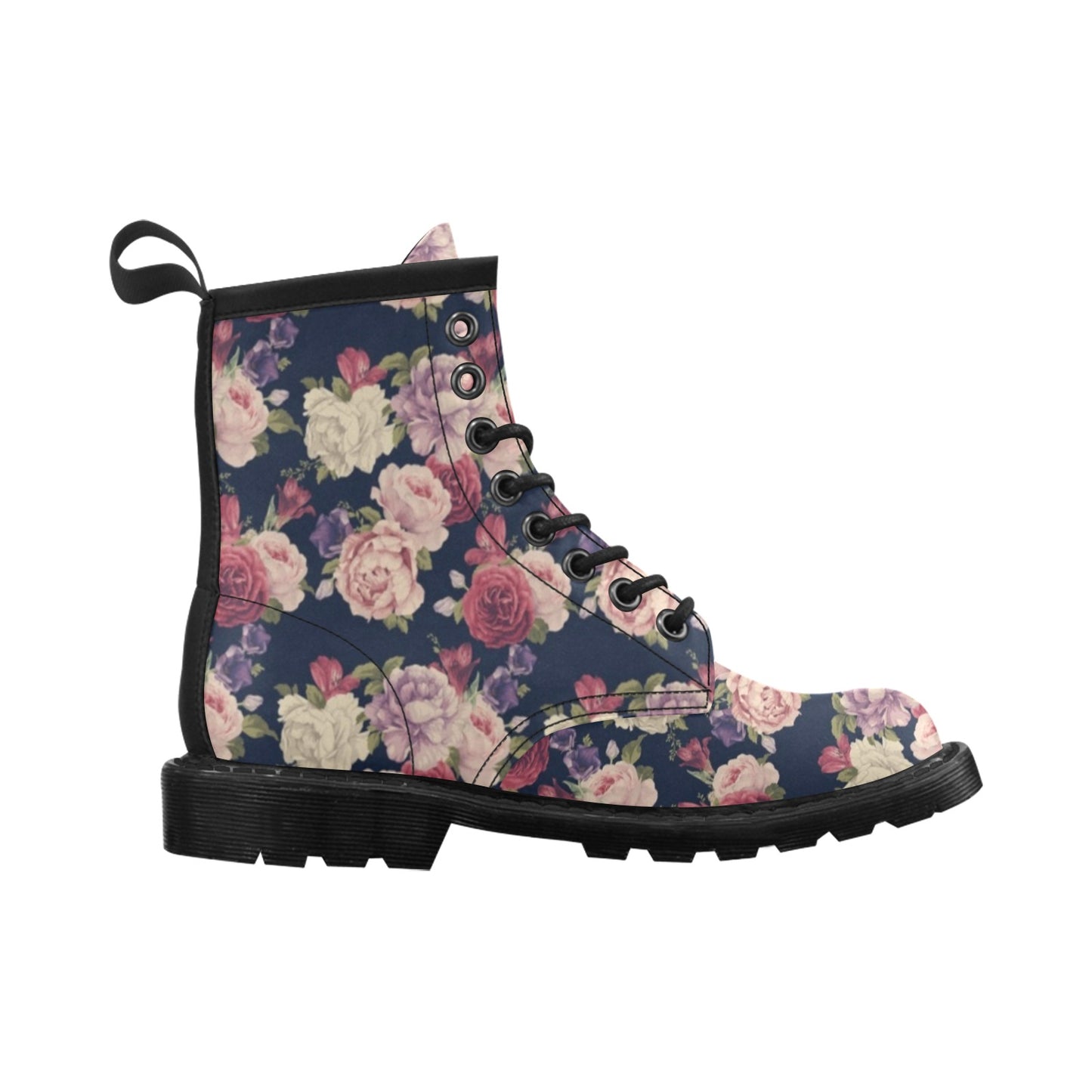 Peony Pattern Print Design PE03 Women's Boots