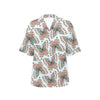 Butterfly Pattern Women's Hawaiian Shirt