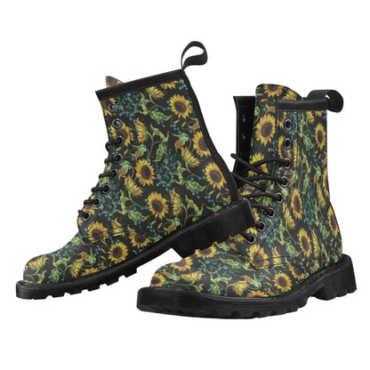 Sunflower Print Design LKS308 Women's Boots