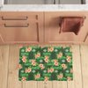 Hibiscus Pattern Print Design HB05 Kitchen Mat