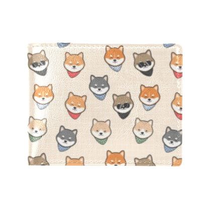 Shiba Inu Print Design LKS3010 Men's ID Card Wallet