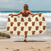 Thanksgiving Print Design LKS3010 Beach Towel 32" x 71"