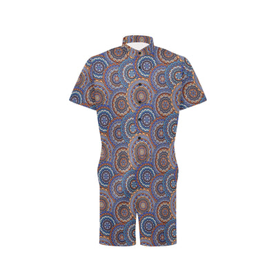 Mandala Boho Chic Design Print Men's Romper