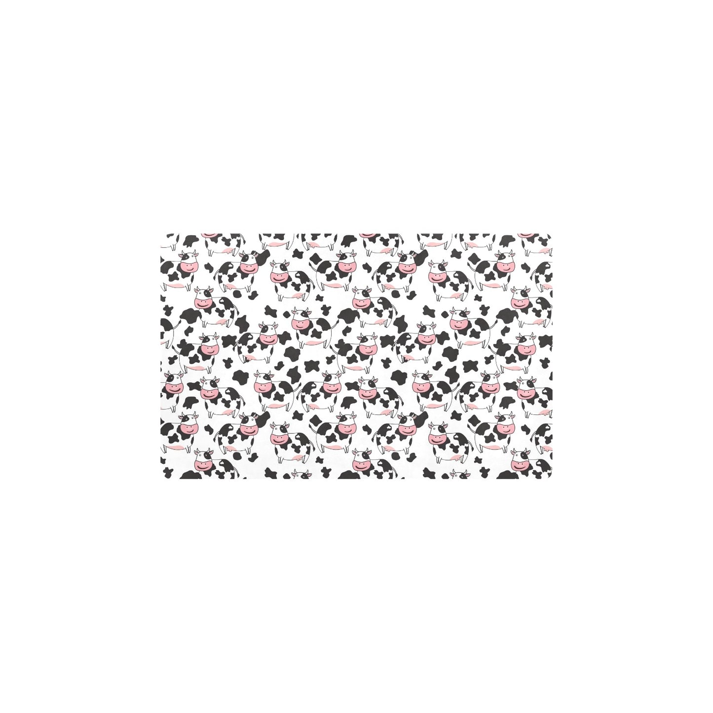 Cow Pattern Print Design 02 Kitchen Mat