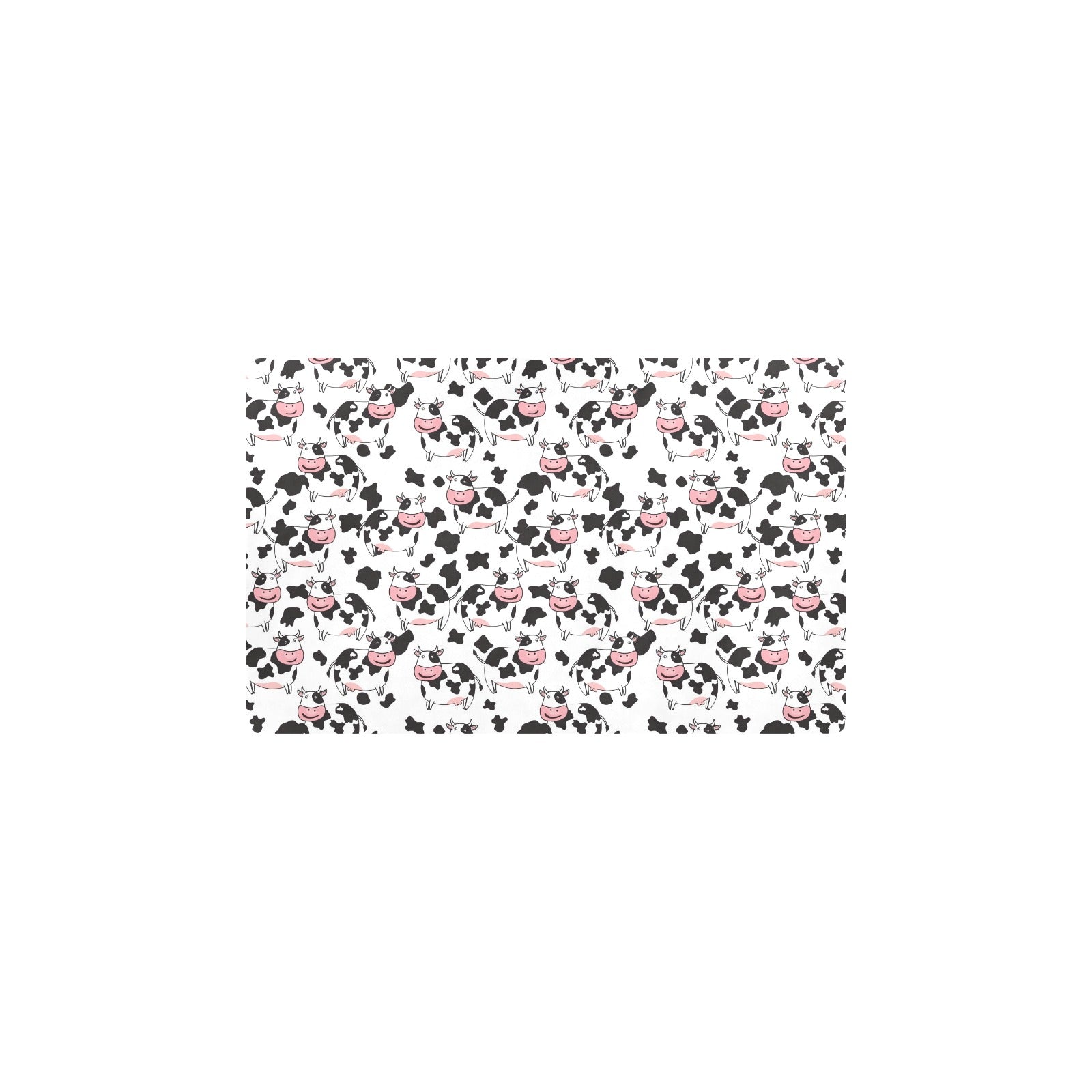 Cow Pattern Print Design 02 Kitchen Mat