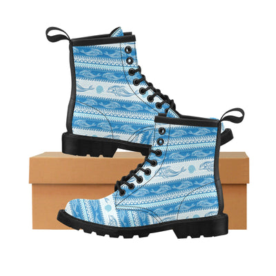 Dolphin Tribal Print Pattern Women's Boots