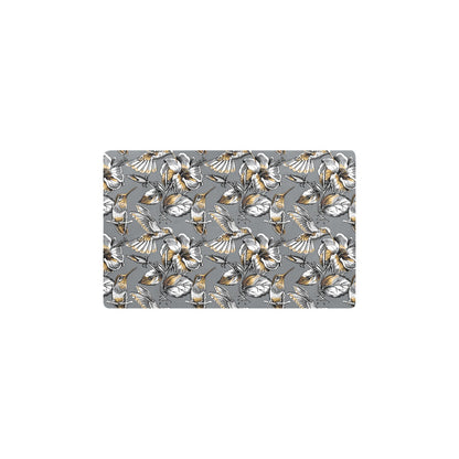Hummingbird Pattern Print Design 02 Kitchen Mat