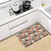 Chicken Evolution Pattern Kitchen Mat