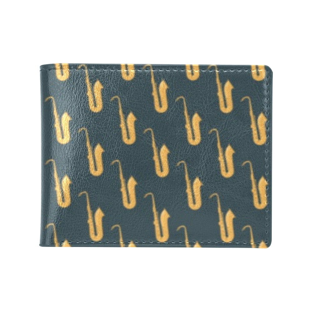 Saxophone Print Design LKS401 Men's ID Card Wallet