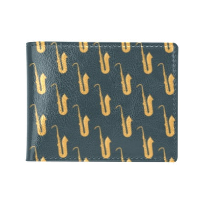 Saxophone Print Design LKS401 Men's ID Card Wallet