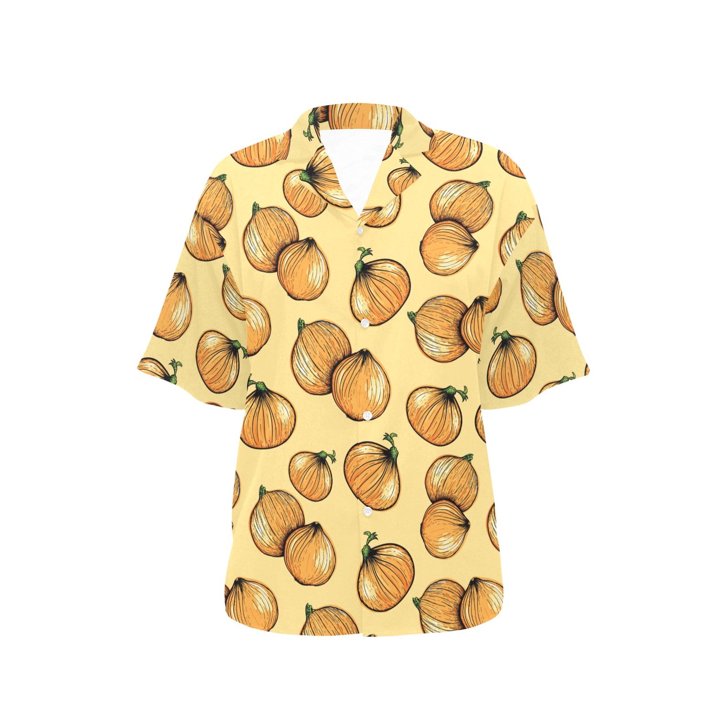 Onion Pattern Print Design A04 Women's Hawaiian Shirt