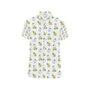 Bull Terriers Pattern Print Design 05 Men's Short Sleeve Button Up Shirt