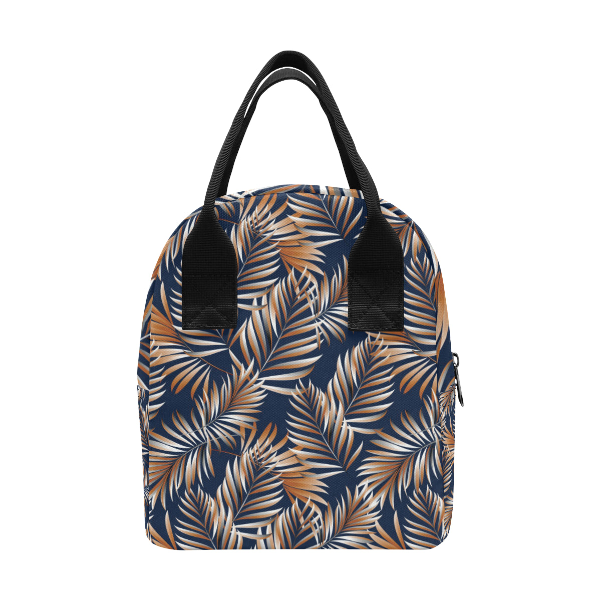 Tropical Flower Pattern Print Design TF07 Insulated Lunch Bag