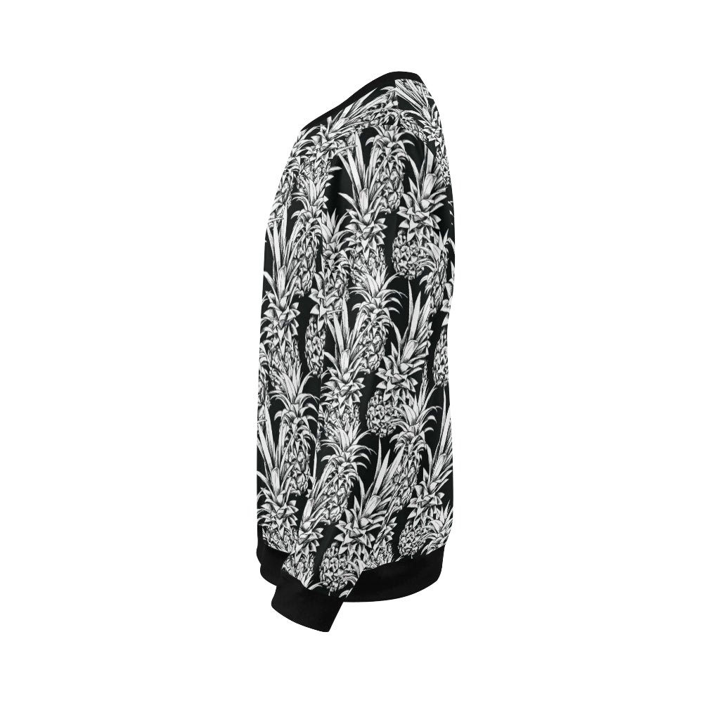 Pineapple Pattern Print Design PP08 Men Long Sleeve Sweatshirt