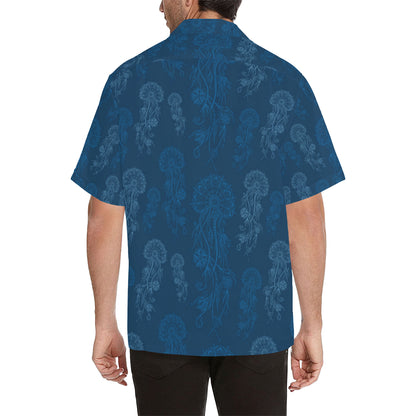 Jellyfish Pattern Print Design 01 Men's Hawaiian Shirt