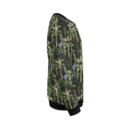 Rainforest Pattern Print Design RF05 Men Long Sleeve Sweatshirt