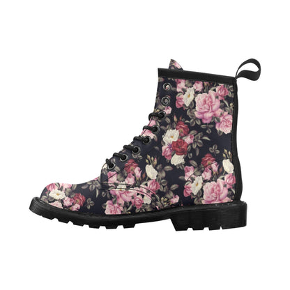 Rose Pattern Women's Boots