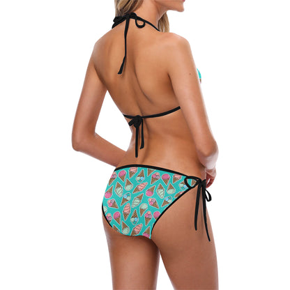 Ice Cream Pattern Print Design IC01 Bikini