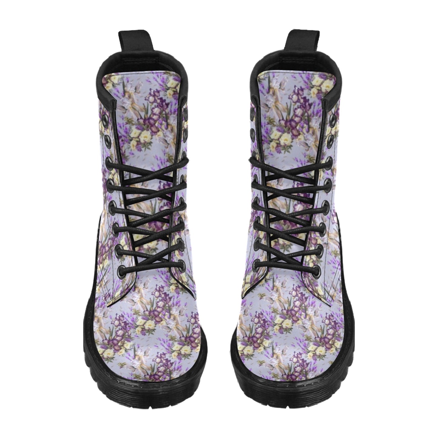 Iris Pattern Print Design IR07 Women's Boots