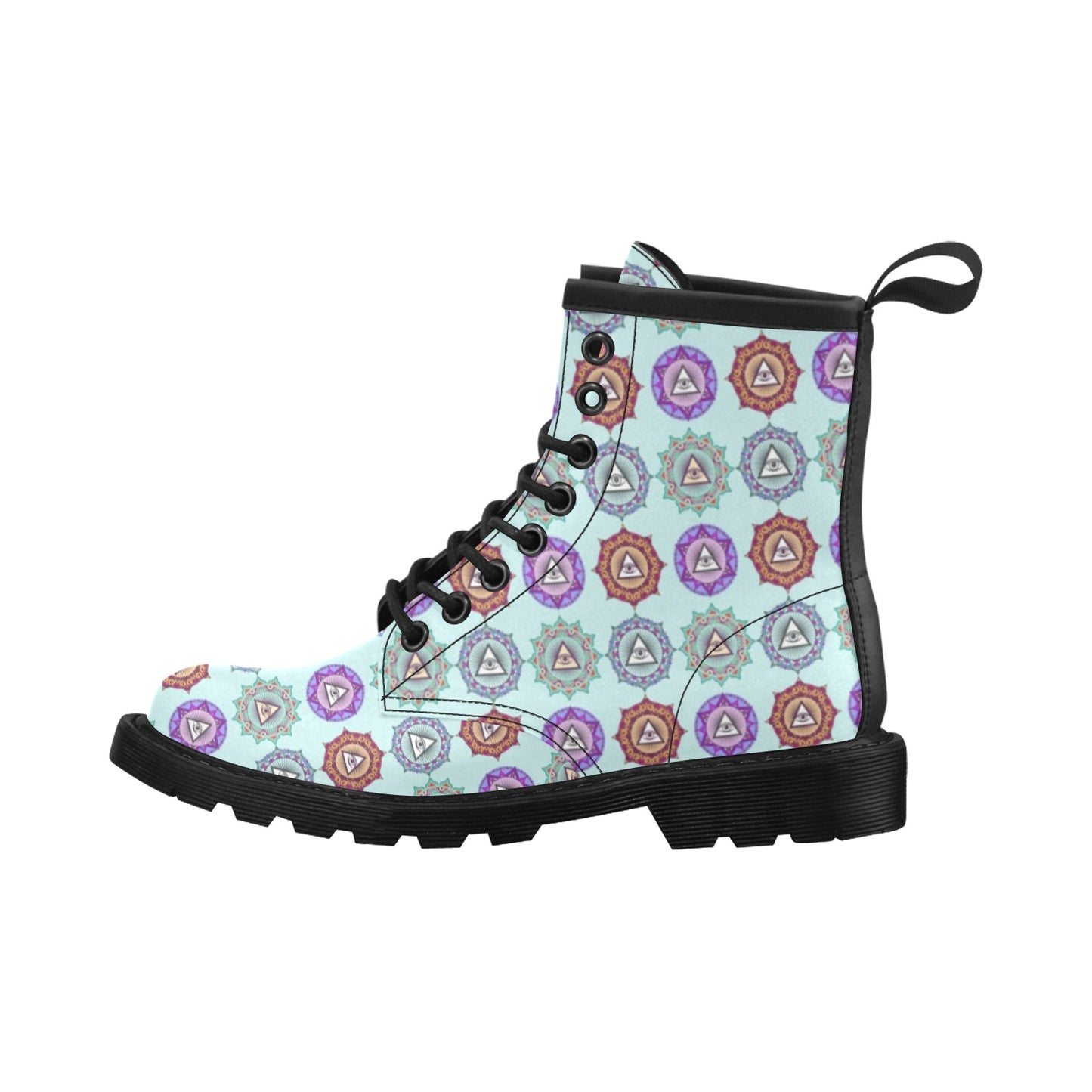 Third Eye Print Design LKS302 Women's Boots