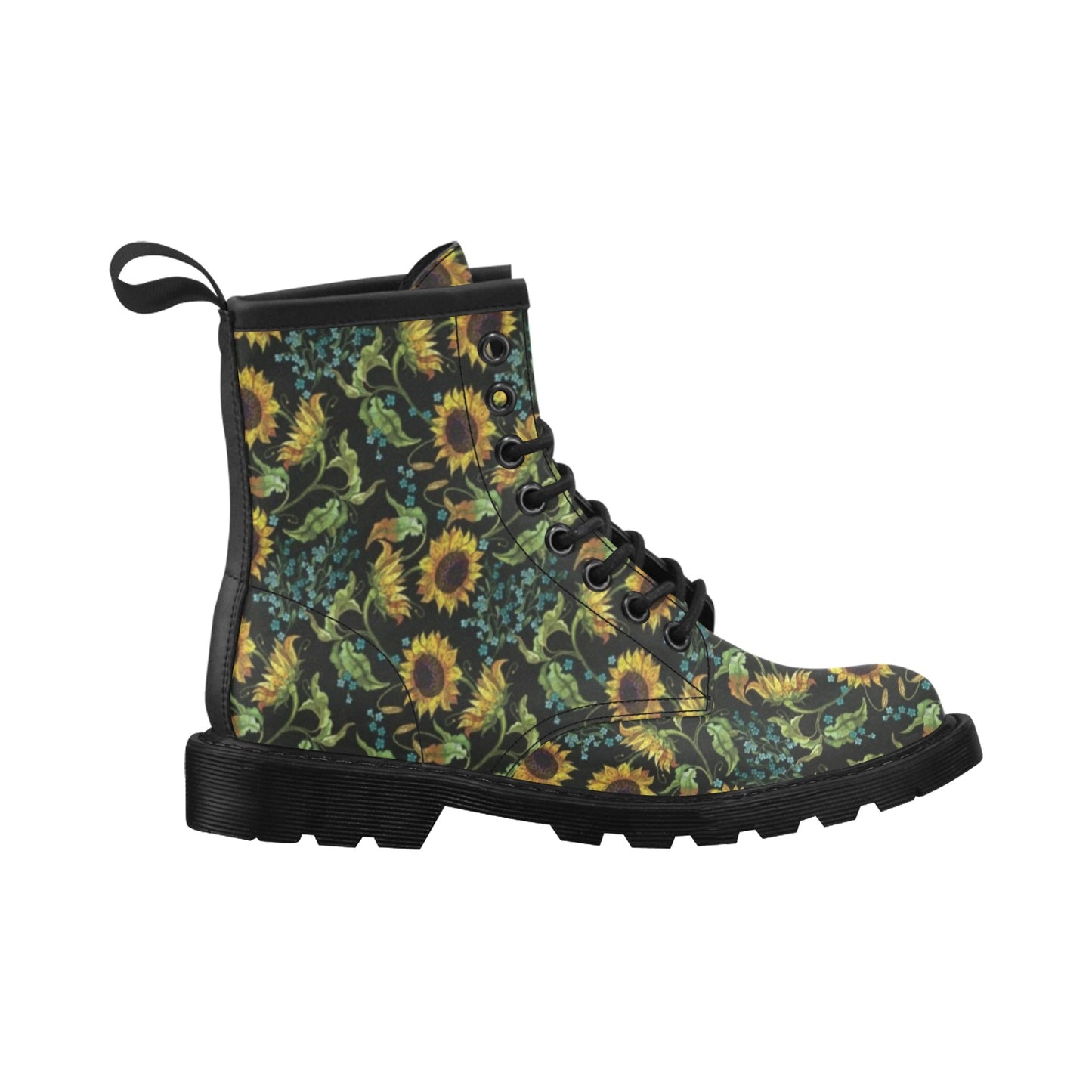 Sunflower Print Design LKS308 Women's Boots